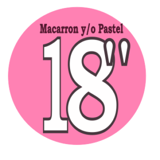 18" Macarron y/o Pastel