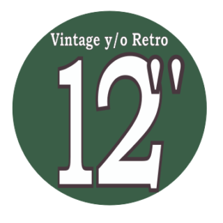 12" Vintage y/o Retro