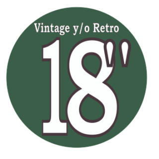 18" Vintage y/o Retro