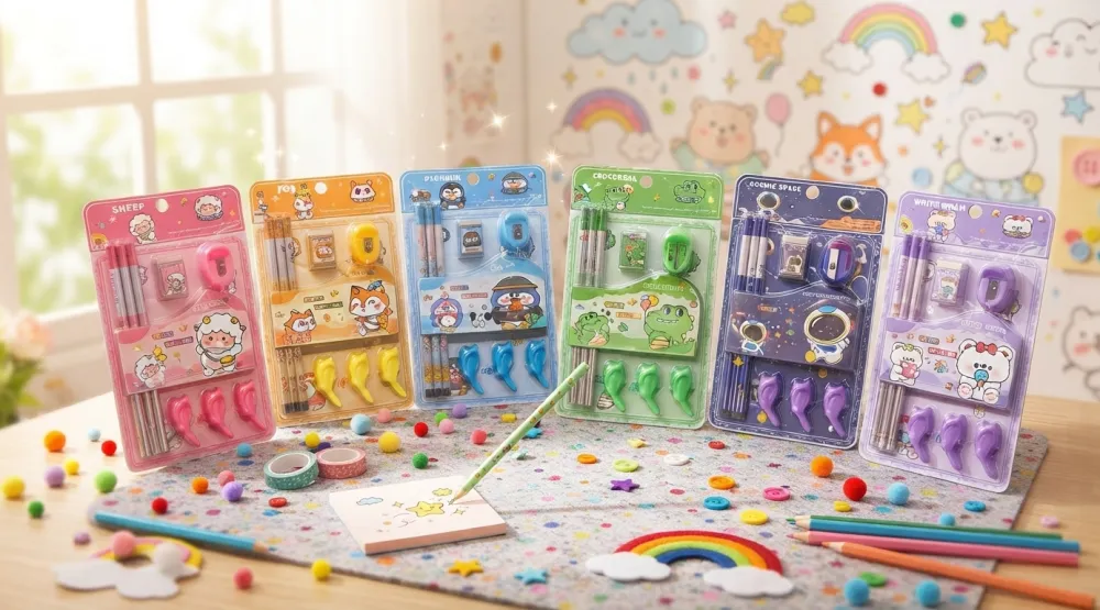 SET DE PAPELERIA ESCOLAR INFANTIL