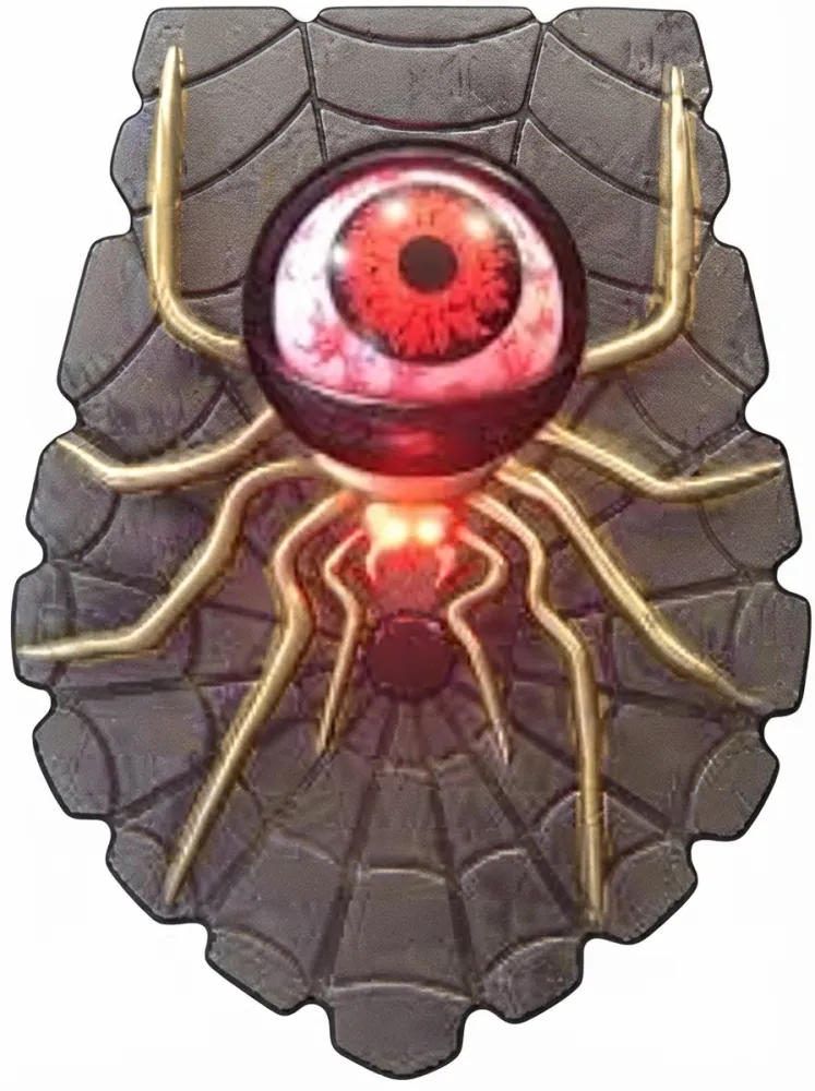 TIMBRE DE ARAÑA HALLOWEEN GUI-2446 CON LUZ Y SONIDO