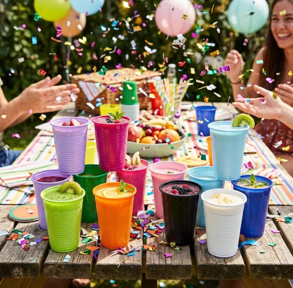 Foto 2 de PAQUETE DE VASOS DESCARTABLES DE 16OZ CON 50PCS