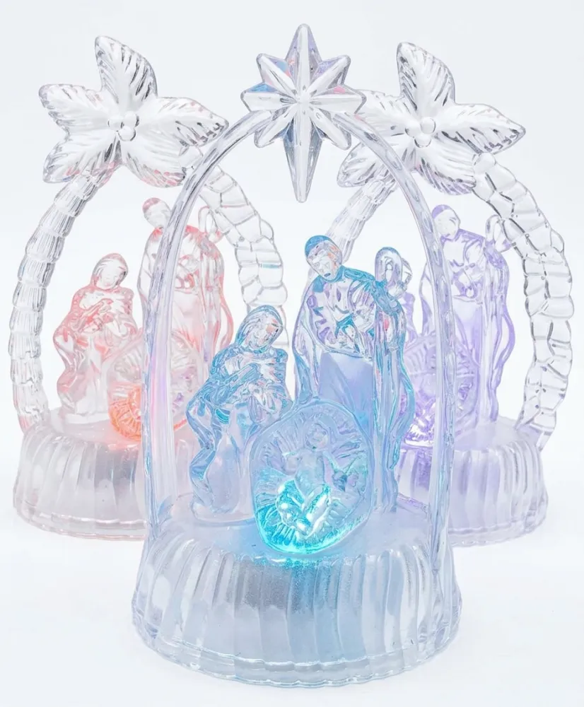 ADORNO NACIMIENTO CON LUZ LED 7.8*11 PFM-10229017