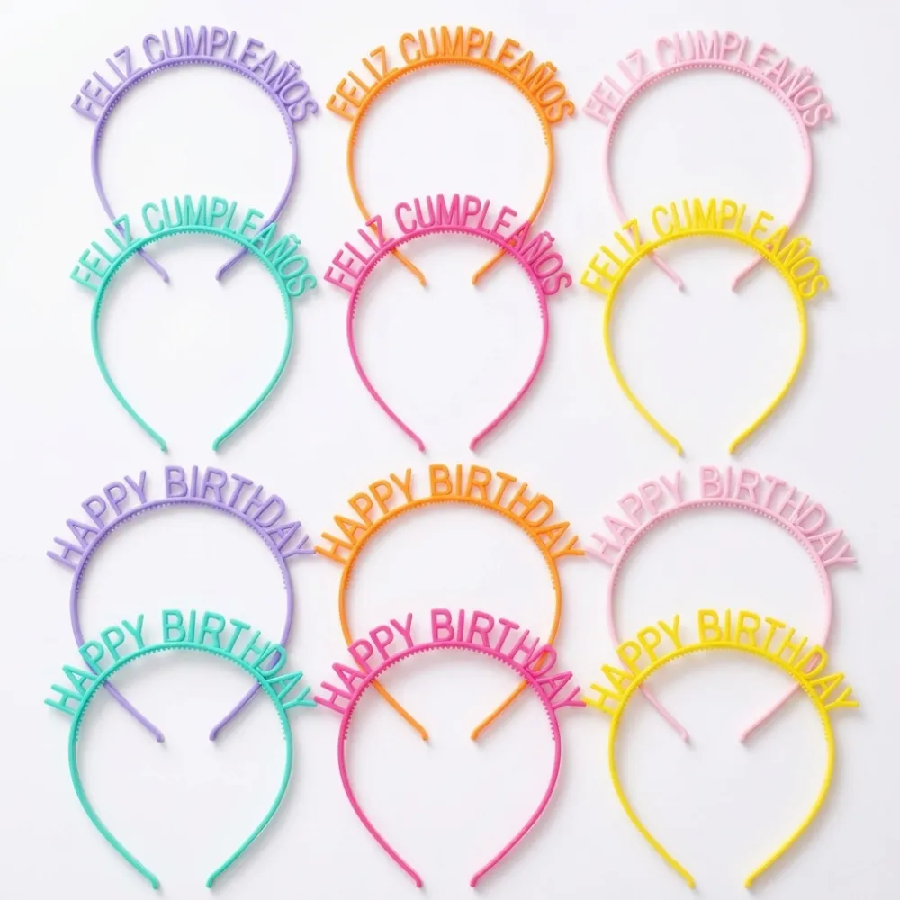 DIADEMA PLASTICO FELIZ CUMPLEAÑOS/HAPPY BIRTHDAY PFM-152653111