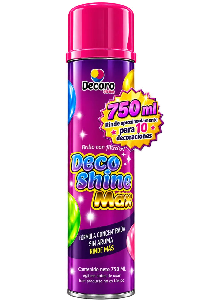 DECO SHINE ABRILLANTADOR 750 ML MAX JUMBO (HASTA 10 DECORACIONES)