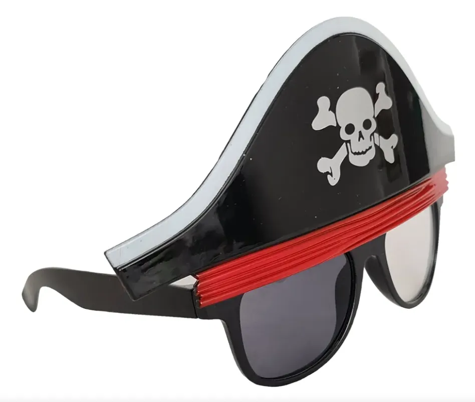 LENTES SOMBRERO PIRATA U-5062