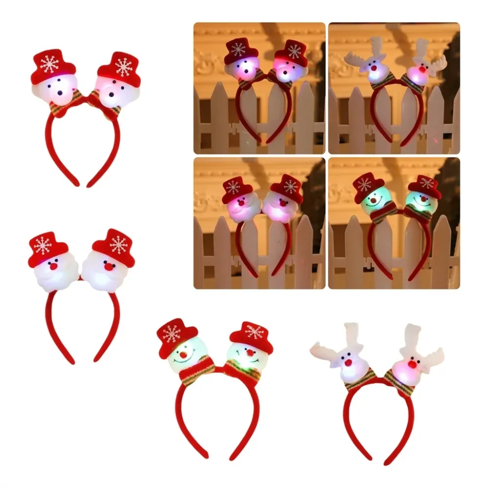 DIADEMA MUÑECO DE NAVIDAD CON LUZ LAU-129 BT-S-2003 SD-3537