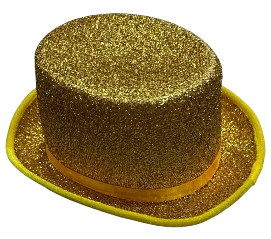 SOMBRERO ELEGANTE DORADO PLATA PFM-22813