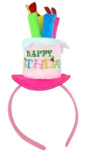 DIADEMA PASTEL FELIZ CUMPLEAÑOS 22594
