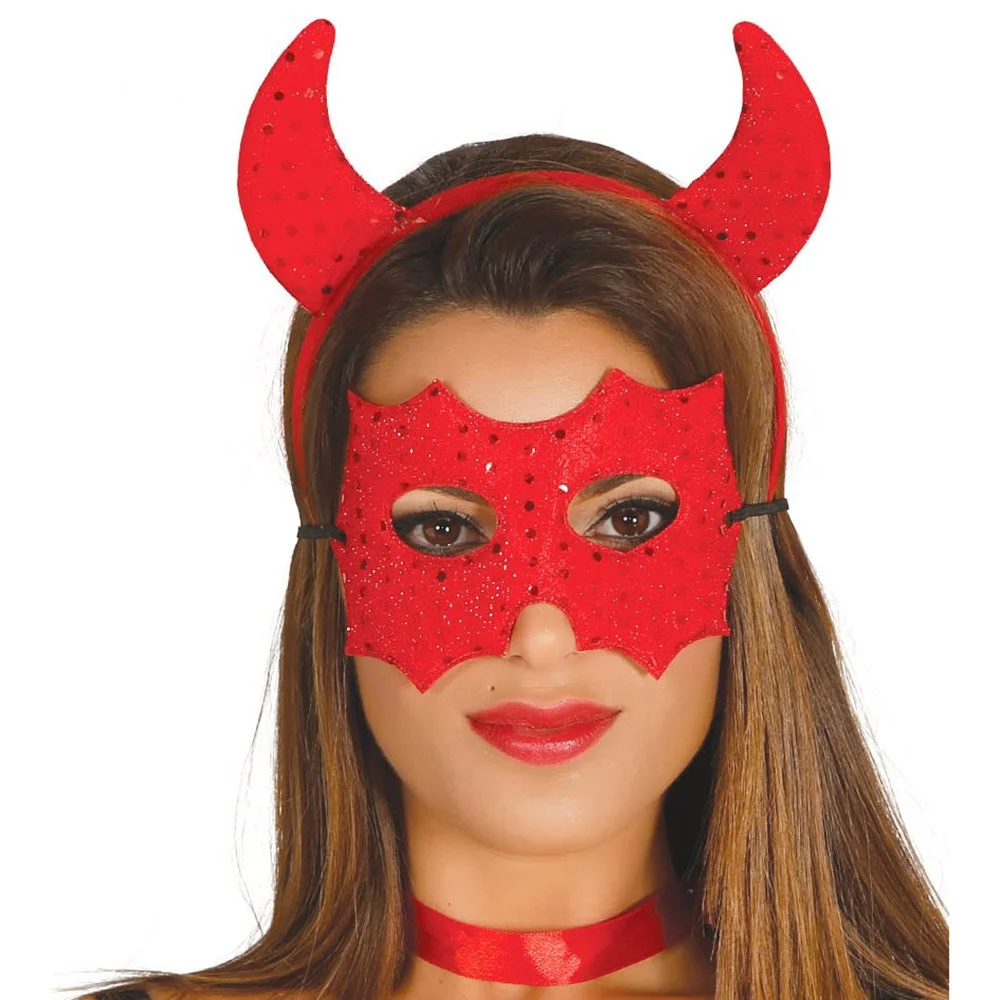DIABLITO ANTIFAZ Y DIADEMA LAU1272 225923