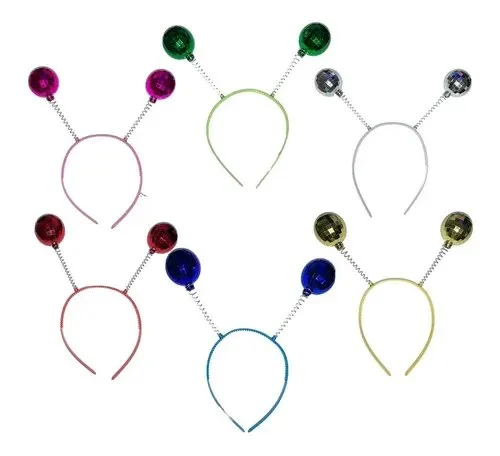 DIADEMA BOLA DISCO SENCILLA DDM-421 PFM-24544