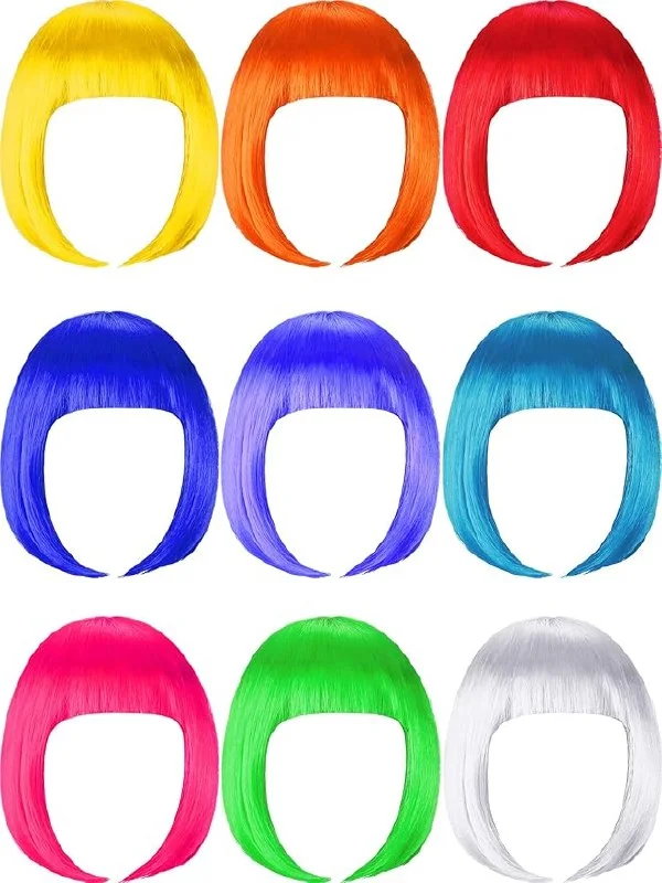 PELUCA LISA CORTA COLORES A-115 QW-80232 SH-160 PLC-13 A-115 BT-JF001
