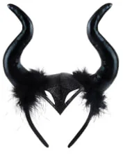DIADEMA MALEFICA DE PIEL HALLOWEEN FU-224B