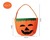 BOLSA CALABAZA HALLOWEEN F25-6