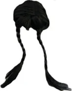PELUCA TRENZA MERLINA HALLOWEEN PLC-161 JF-301
