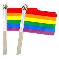 BANDERA CHICA COLOR ARCOIRIS LGTB TXL-49A