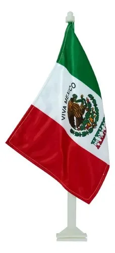 BANDERA DE MEXICO PARA CARROS D-016 MEXICANO PATRIO