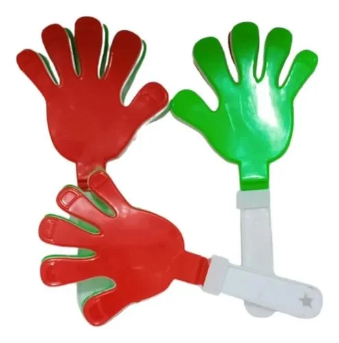 MANITAS SONAJERA TRICOLOR MEXICANO PATRIO D-006 CQ-46