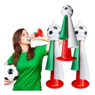 SILBATO TRICOLOR CON PELOTA DE FUTBOL CQ-28 MEXICANO PATRIO