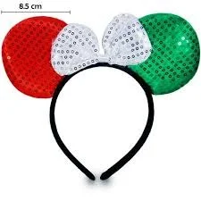 DIADEMA MINI TRICOLOR CON LUZ MEXICANO PATRIO CQ-42