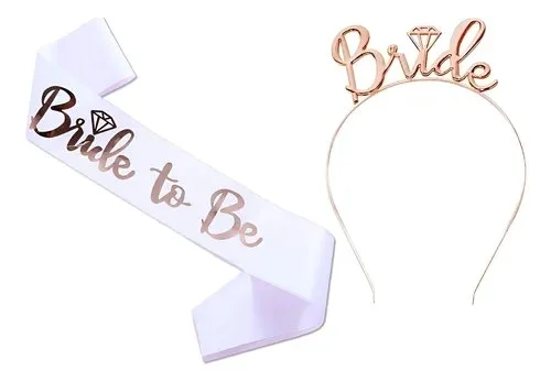 SET DE DIADEMA Y BANDA TEAM BRIDE PFM-16505 PFM-16506