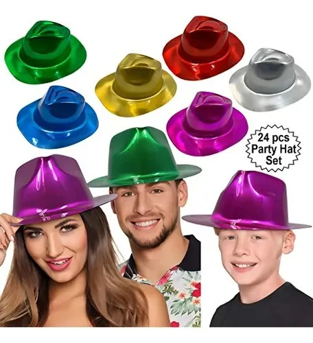SOMBRERO TEJANO PLASTICO METALICO SBR-108