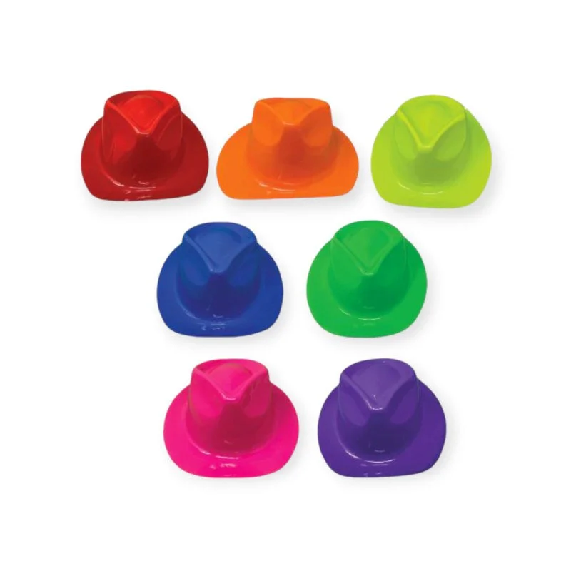 SOMBRERO TEJANO PLASTICO FOSFORILOCO LISO PFM-1675107 PFM-251815 PFM-25181