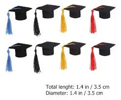 MINI BIRRETES DE GRADUACION 20 UNIDADES BY-031B
