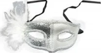 ANTIFAZ CON BRILLANTINA Y FLOR A UN LADO MJ-454