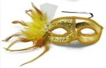 Foto 3 de ANTIFAZ CON BRILLANTINA Y FLOR A UN LADO MJ-454
