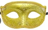 ANTIFAZ ENTORCHADO NEGRO-DORADO-PLATA MJ-406 MJ-38