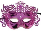 Foto 4 de ANTIFAZ VENECIANO BRILLANTINA COLORES LISOS LAU70008 LAU70009