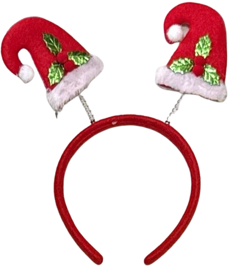 DIADEMA GORRITO DE SANTA SENCILLO NAVIDAD PFM-39