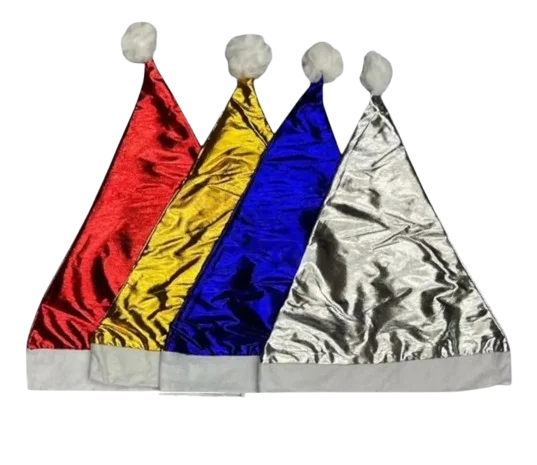 GORRO SANTA METALICO COLORES NAVIDAD SBR-105 PFM-212