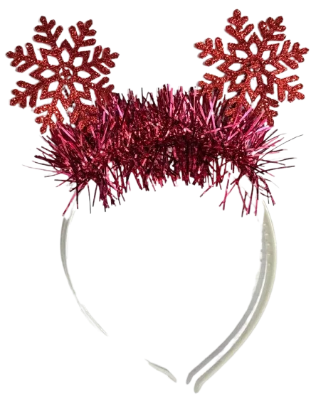 DIADEMA COPO DE NIEVE DMS-017 YU NAVIDAD