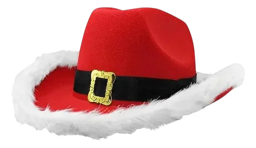 SOMBRERO TEJANO SANTA NAVIDAD SBR-S-252