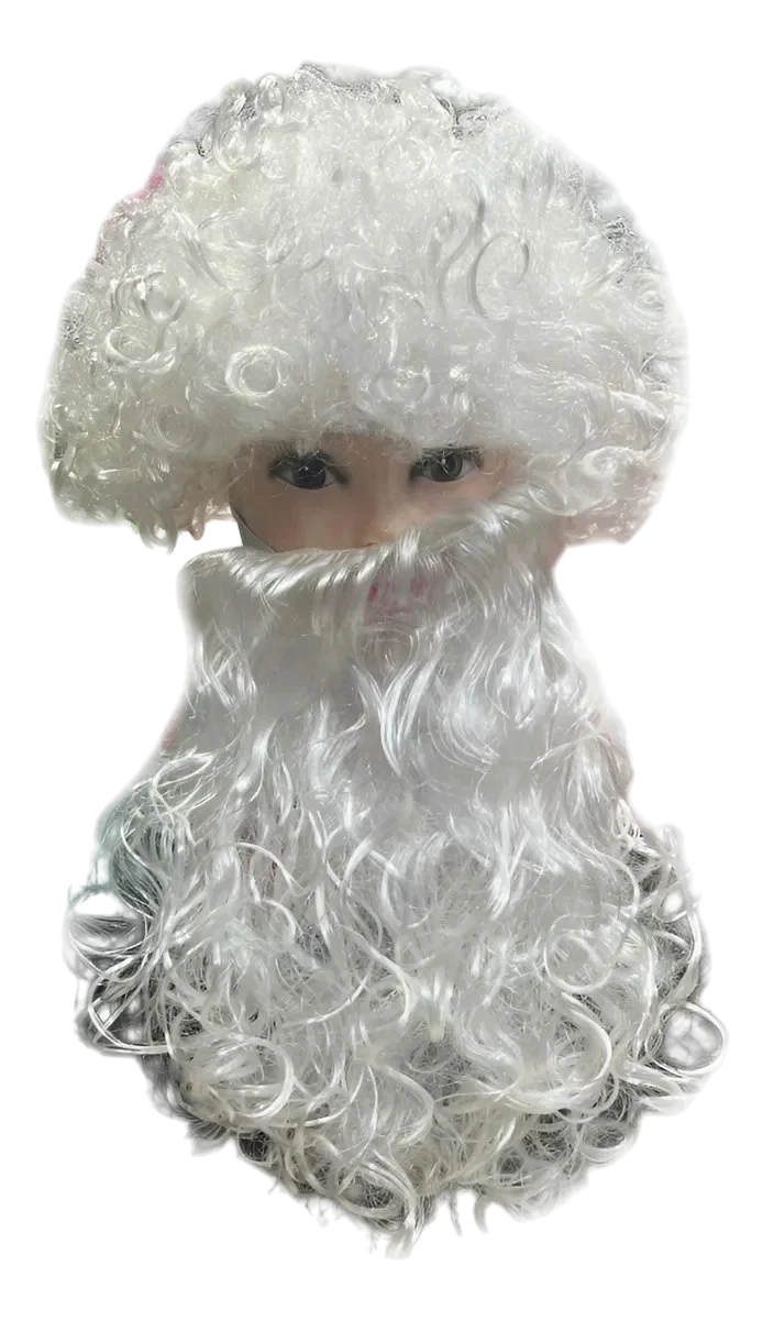 PELUCA Y BARBA SANTA L NAVIDAD FU-246 SD-1090 FU-245