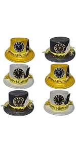 Foto 3 de SOMBRERO BRILLANTINA FELIZ AÑO NUEVO BT-1429 BT-2289 PFM-35 25185 251811 251812 251810