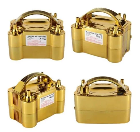 INFLADOR ELECTRICO DORADO Y PLATA 73005 (VOLT 220-240)