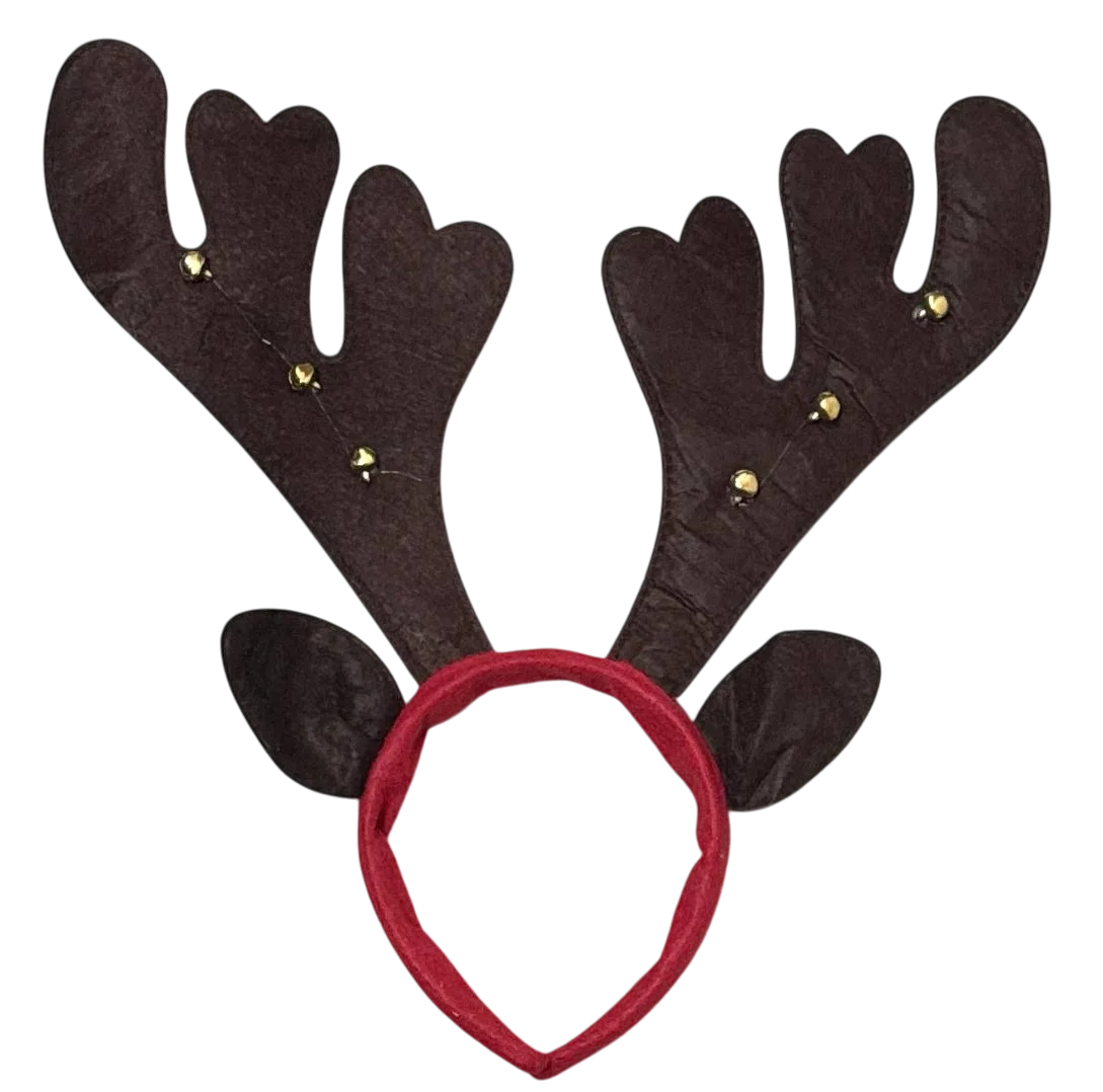 DIADEMA RENO FIELTRO CON CASCABEL DMM-S-257 NAVIDAD