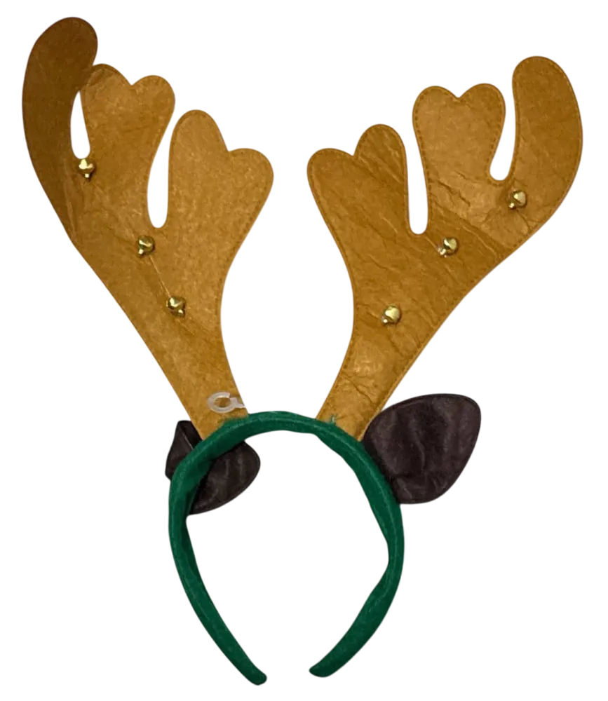 Foto 2 de DIADEMA RENO FIELTRO CON CASCABEL DMM-S-257 NAVIDAD