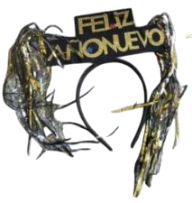 DIADEMA MECHUDO FELIZ AÑO NUEVO XN-804
