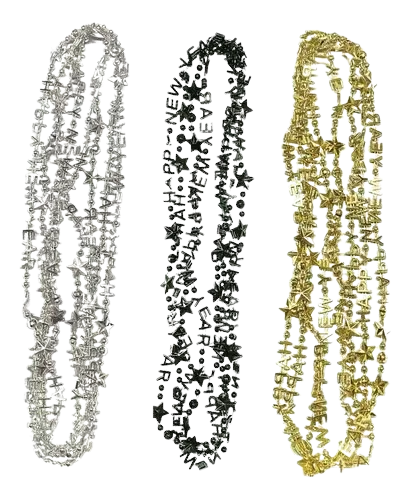 COLLAR HAPPY NEW YEAR 3 PIEZAS XN-399