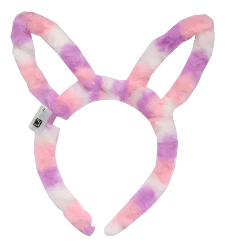 DIADEMA OREJA DE CONEJO COLORES PASTELES CON LUZ QW-81159
