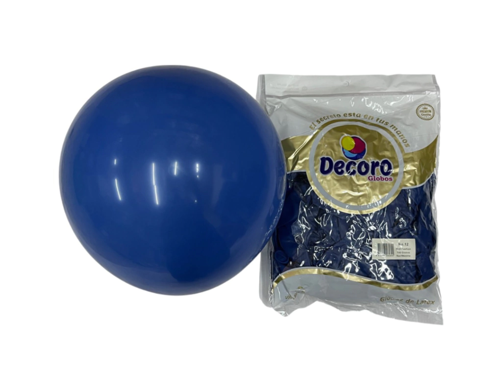 DECORO   AZUL MEZCLILLA 12"X100 PZA HIGH FASHION 2.8 GR