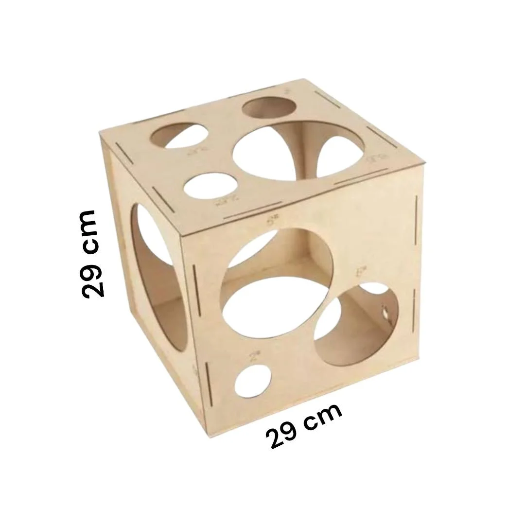CALIBRADOR DE GLOBOS MADERA
