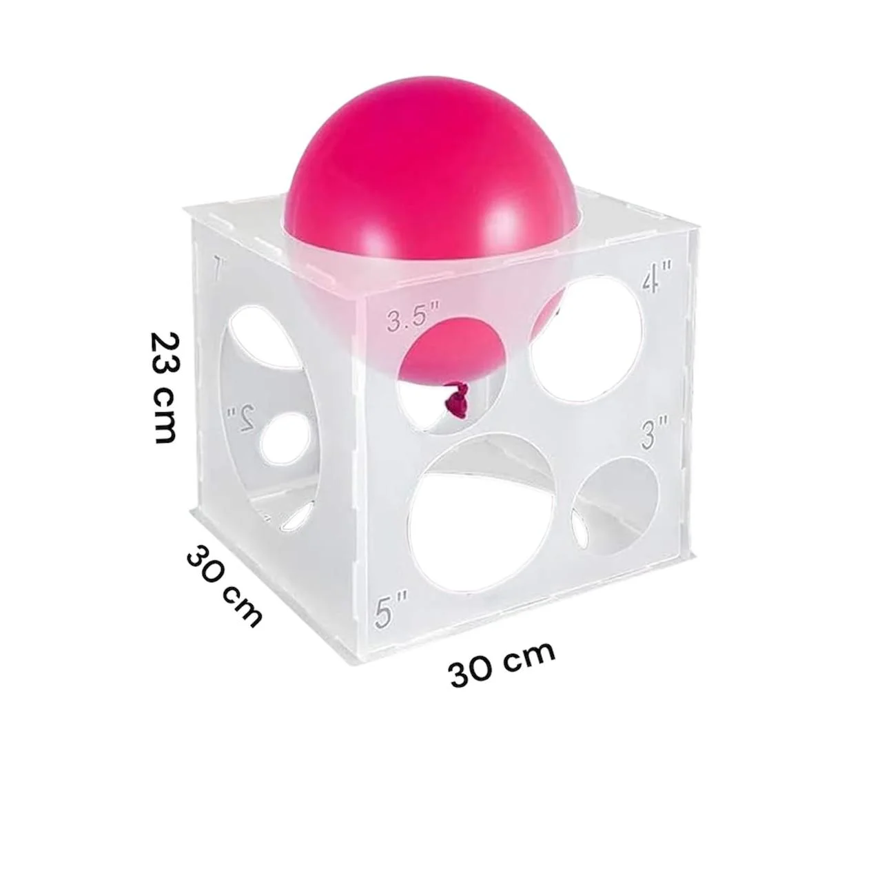 CALIBRADOR DE GLOBOS PLASTICO