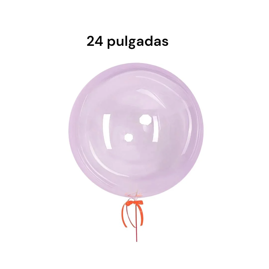 GLOBO PVC 24" 1 PIEZA BURBUJAS