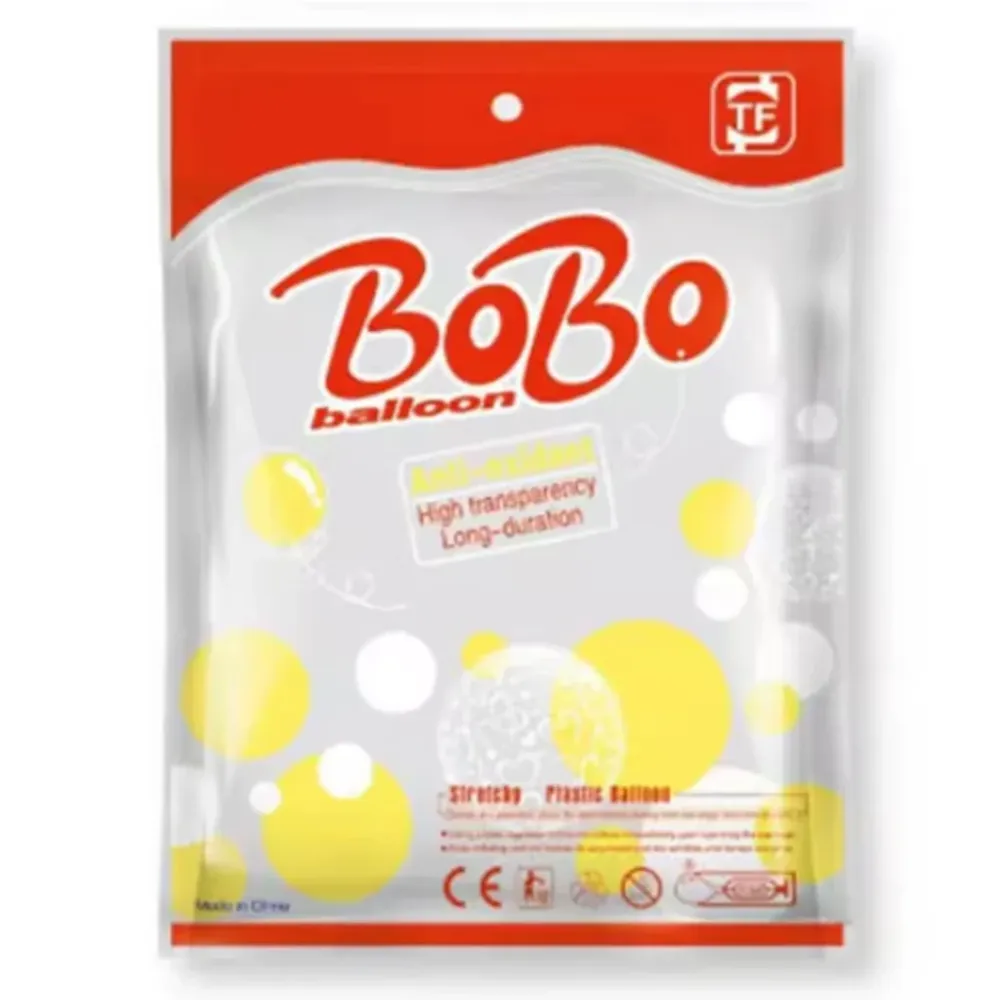 Foto 2 de PAQUETE GLOBO PVC 18" 50 PIEZAS BURBUJAS