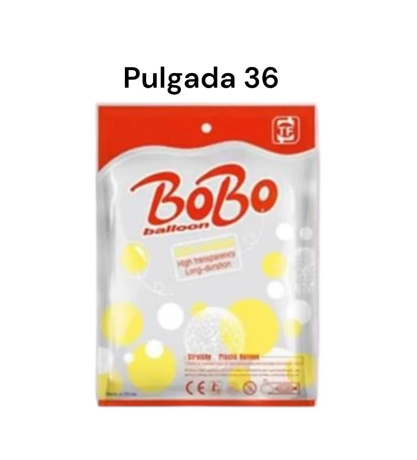 PAQUETE GLOBO PVC 32" Y 36" 50 PIEZAS BURBUJAS